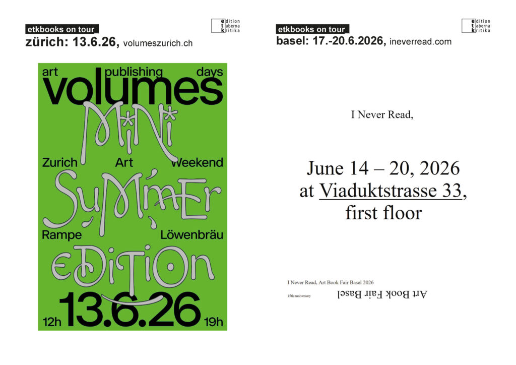 flyer volumes, i never read 2026